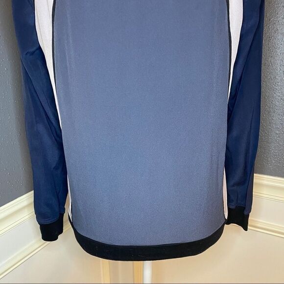 Rebecca Taylor Color block 100% Silk Blouse - Picture 8 of 9